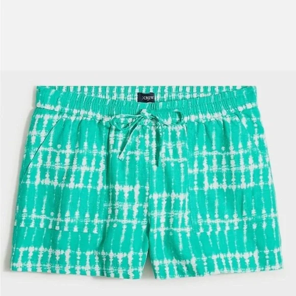 NWT J CREW SEASIDE LINEN BLEND SHORTS - Picture 4 of 7